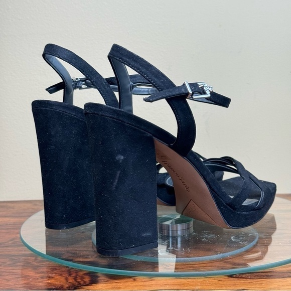 Franco Sarto Damalis Platform Sandal - Black Galaxy - size 10 - Picture 9 of 16